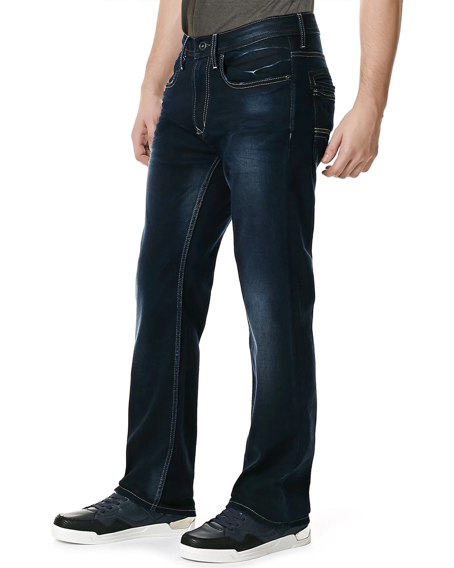 Buffalo Men's Game-X Slim Fit Bootcut Jeans 3 Buffalo Men's Game-X Slim Fit Bootcut Jeans - Image 3