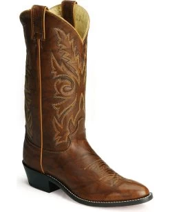 Justin Men's Marbled Deerlite Western Boots - Medium Toe