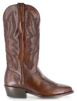 El Dorado Men's Handmade Vanquished Calf Western Boots - Medium Toe -Western Cowboy Shop 036V31 22 RT