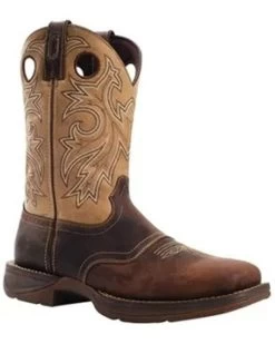 Durango Men's Rebel Saddle Western Boots - Broad Square Toe