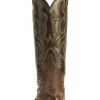 Tony Lama Men's Full Quill Ostrich Western Boots - Medium Toe