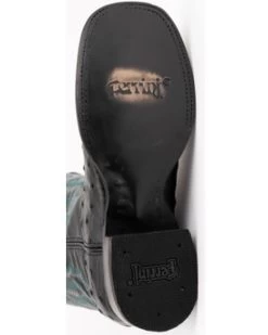 Ferrini Men's Full-Quill Ostrich Embroidered Western Boots - Broad Square Toe -Western Cowboy Shop 066845 89 P7