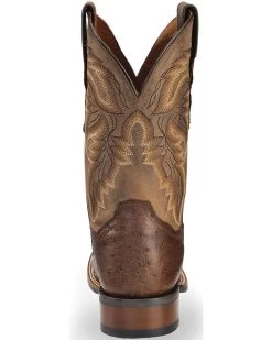 Dan Post Men's Alamosa Full Quill Ostrich Western Boots - Broad Square Toe