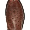 Tony Lama Men's Exotic Ostrich Skin Western Boots - Round Toe