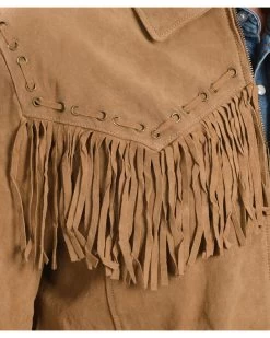 Scully Men's Fringed Suede Leather Short Jacket -Western Cowboy Shop 082801 N4 D2