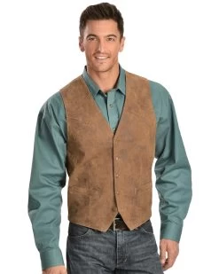 Scully Lamb Leather Western Vest
