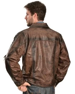 Kobler Leather Men's Rusty Leather Jacket 8 Kobler Leather Men's Rusty Leather Jacket -Western Cowboy Shop 082D89 41 P2