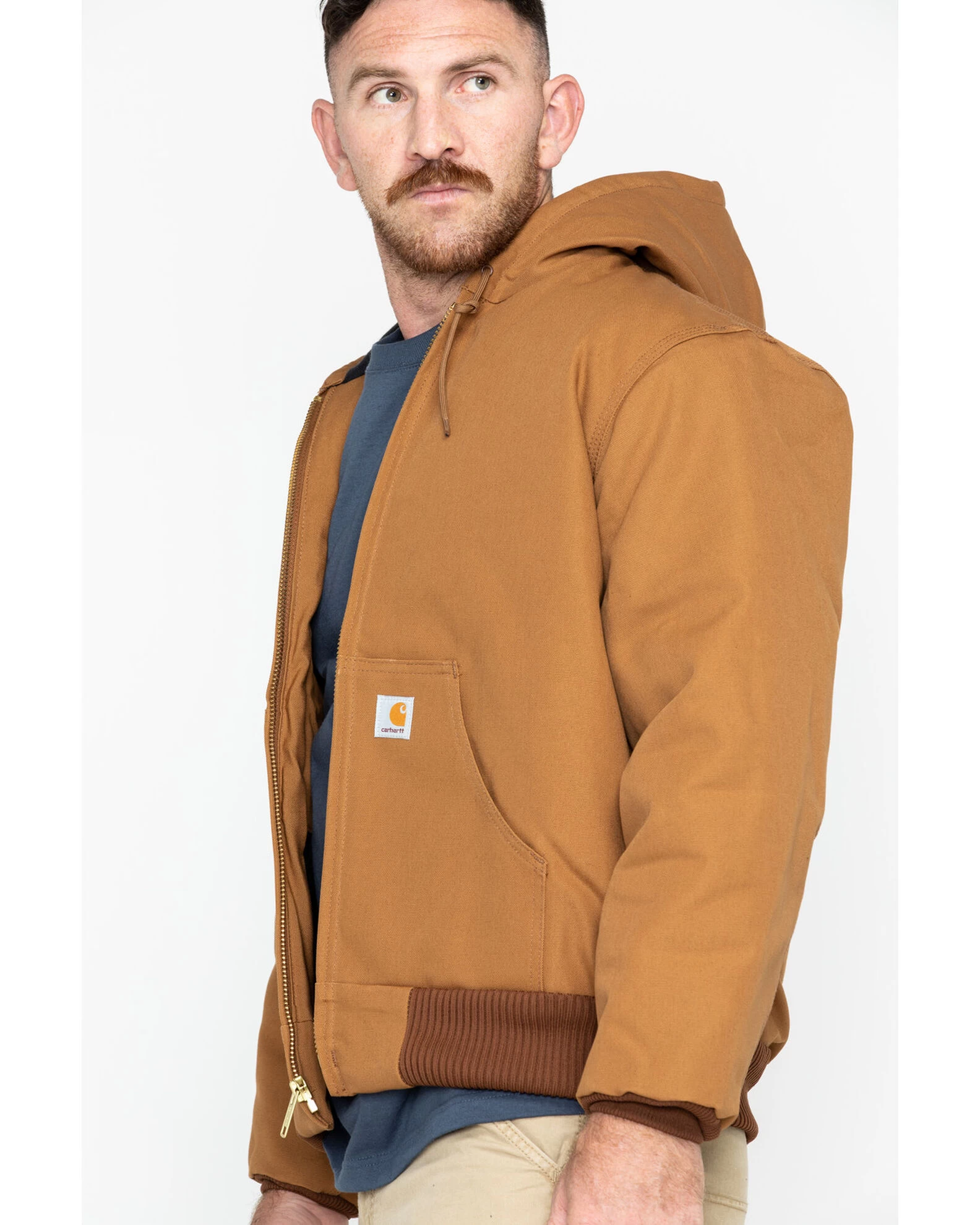 Carhartt Quilted Flannel-Lined Duck Active Jacket 2 Carhartt Quilted Flannel-Lined Duck Active Jacket - Image 2