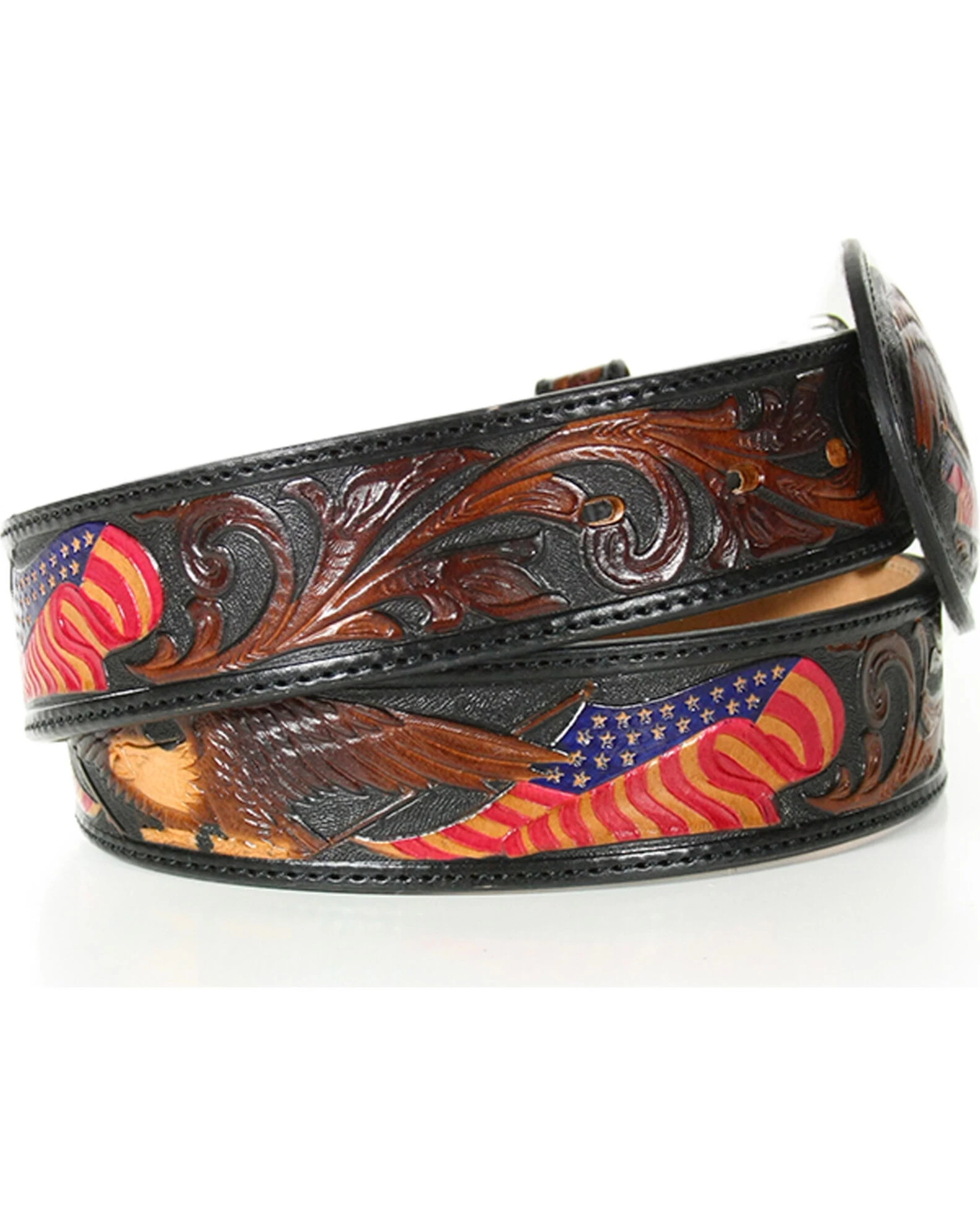 Tony Lama Men's American Heritage Eagle Belt 1 Tony Lama Men's American Heritage Eagle Belt