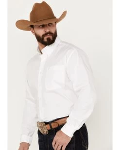 Cinch Men's Solid Long Sleeve Button-Down Western Shirt -Western Cowboy Shop 1000018313 100 P2