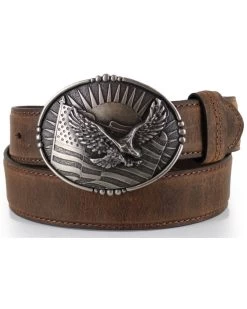 Cody James Men's Patriotic Eagle Leather Belt -Western Cowboy Shop 1202H8 41 P1