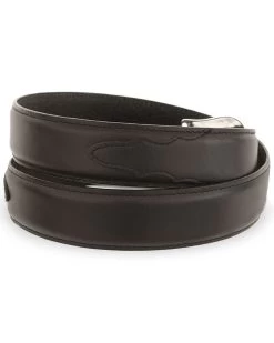 Tony Lama Men's Longhorn Leather Dress Belt - Reg & Big