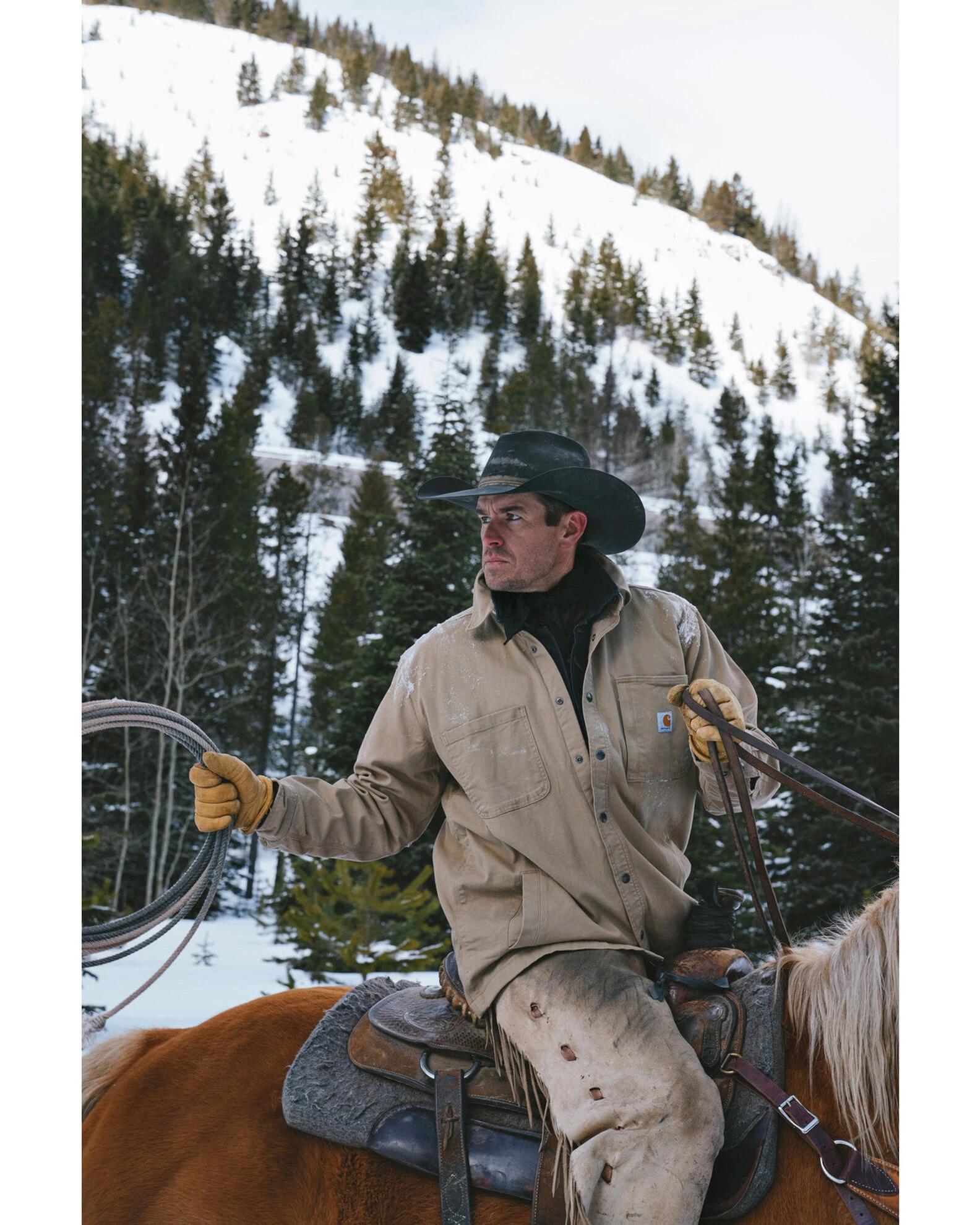 Carhartt Men's Rugged Flex Rigby Long Sleeve Snap Work Shirt Jacket 8 Carhartt Men's Rugged Flex Rigby Long Sleeve Snap Work Shirt Jacket - Image 8