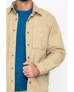 Carhartt Men's Rugged Flex Rigby Long Sleeve Snap Work Shirt Jacket 20 Carhartt Men's Rugged Flex Rigby Long Sleeve Snap Work Shirt Jacket -Western Cowboy Shop 2000211355 250 P6