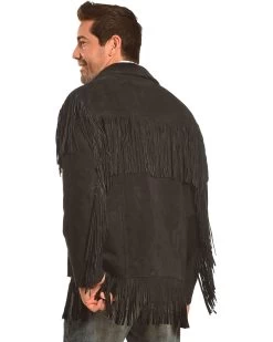 Liberty Wear Men's Suede Fringe Western Jacket -Western Cowboy Shop 2000218205 001 P2
