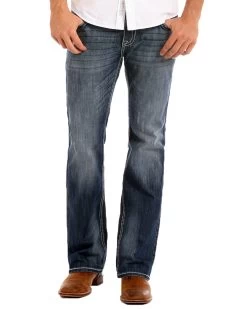 Rock & Roll Denim Men's Reflex Pistol Straight Leg Jeans -Western Cowboy Shop 2000241163 402 P2