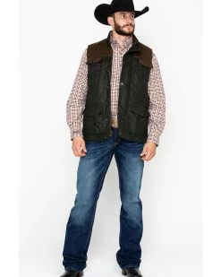Outback Trading Co. Men's Brant Oil Dual Entry Vest -Western Cowboy Shop 2000244794 341 P6