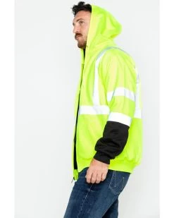 Hawx Men's Softshell High-Visibility Safety Work Jacket 11 Hawx Men's Softshell High-Visibility Safety Work Jacket -Western Cowboy Shop 2000252007 700 P5