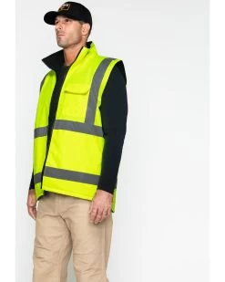 Hawx Men's Reversible Reflective Work Vest -Western Cowboy Shop 2000252009 700 P4