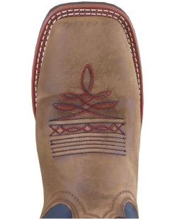 Smoky Mountain Men's Stars And Stripes Western Boots - Broad Square Toe