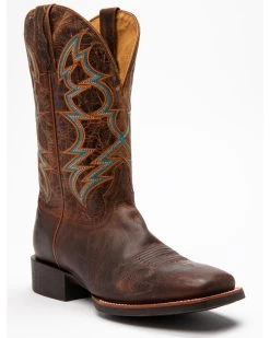RANK 45 Men's Suntan Zulu Western Performance Boots - Broad Square Toe -Western Cowboy Shop 2000277636 280 P1