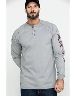 Ariat Men's FR Liberty Logo Long Sleeve Work Shirt - Big 11 Ariat Men's FR Liberty Logo Long Sleeve Work Shirt - Big -Western Cowboy Shop 2000281710 040 P1