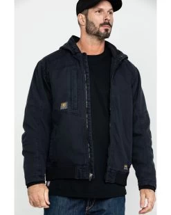 Ariat Men's Black Rebar Washed Dura Canvas Insulated Work Coat 11 Ariat Men's Black Rebar Washed Dura Canvas Insulated Work Coat -Western Cowboy Shop 2000282127 001 P1