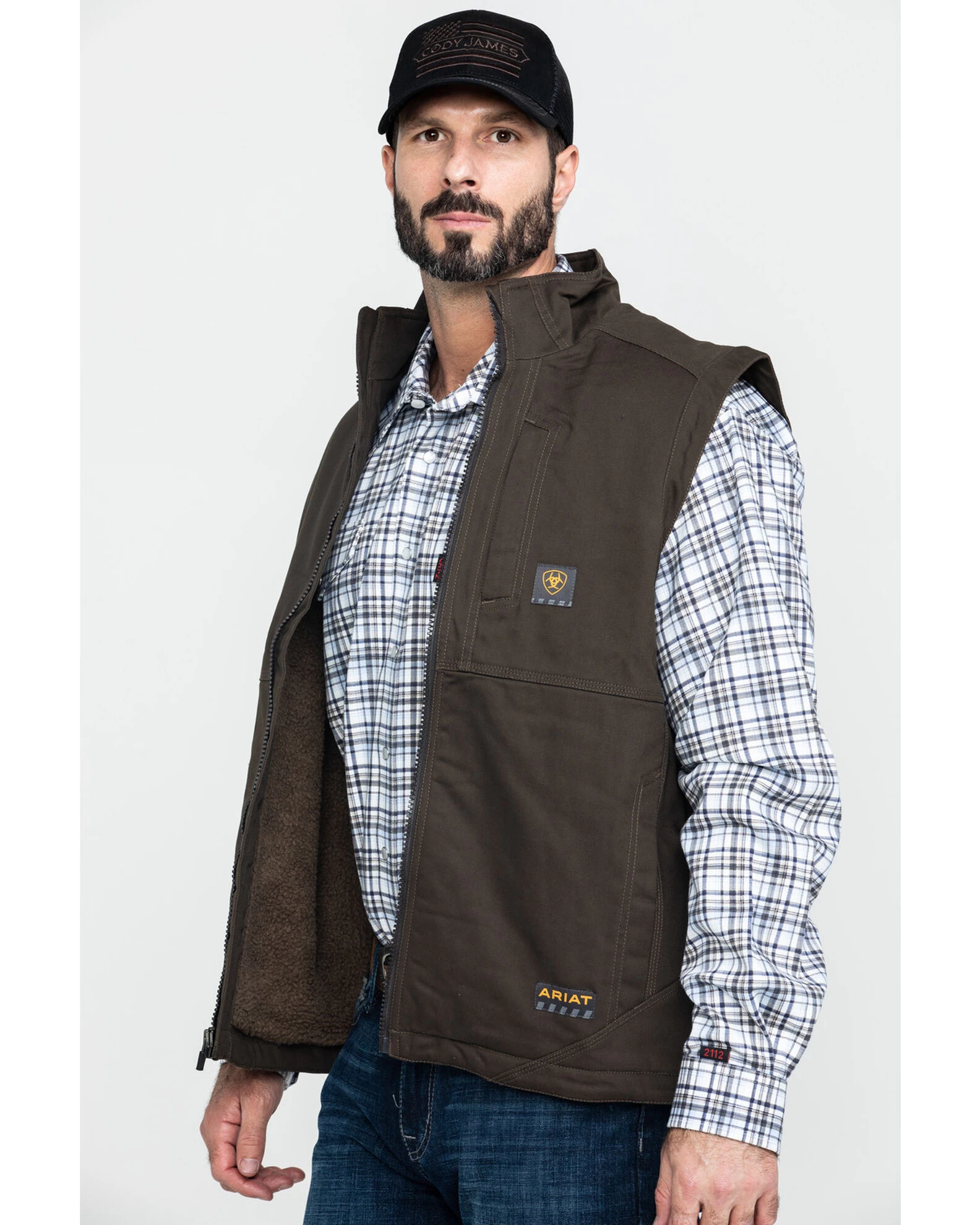 Ariat Men's Wren Rebar Duracanvas Work Vest 5 Ariat Men's Wren Rebar Duracanvas Work Vest - Image 5