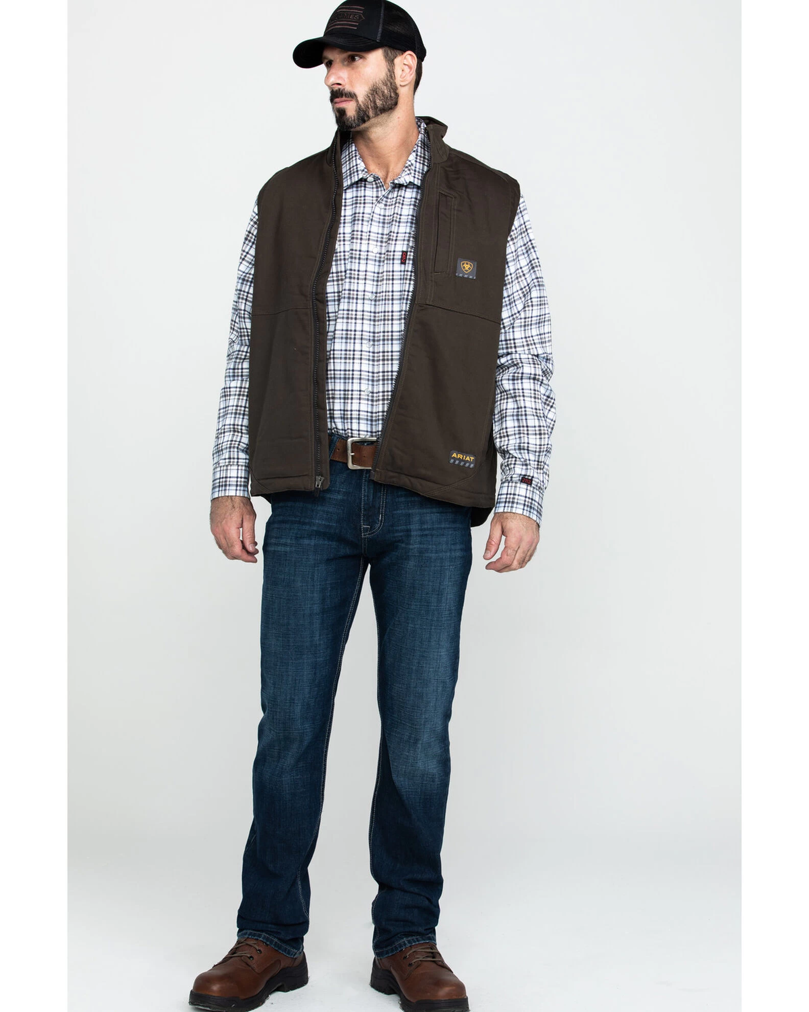 Ariat Men's Wren Rebar Duracanvas Work Vest 4 Ariat Men's Wren Rebar Duracanvas Work Vest - Image 4