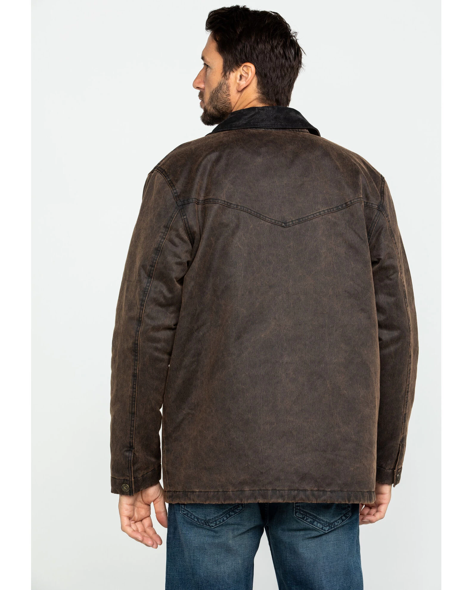 Cody James Men's Westward Oilskin Field Coat - Tall 6 Cody James Men's Westward Oilskin Field Coat - Tall - Image 6