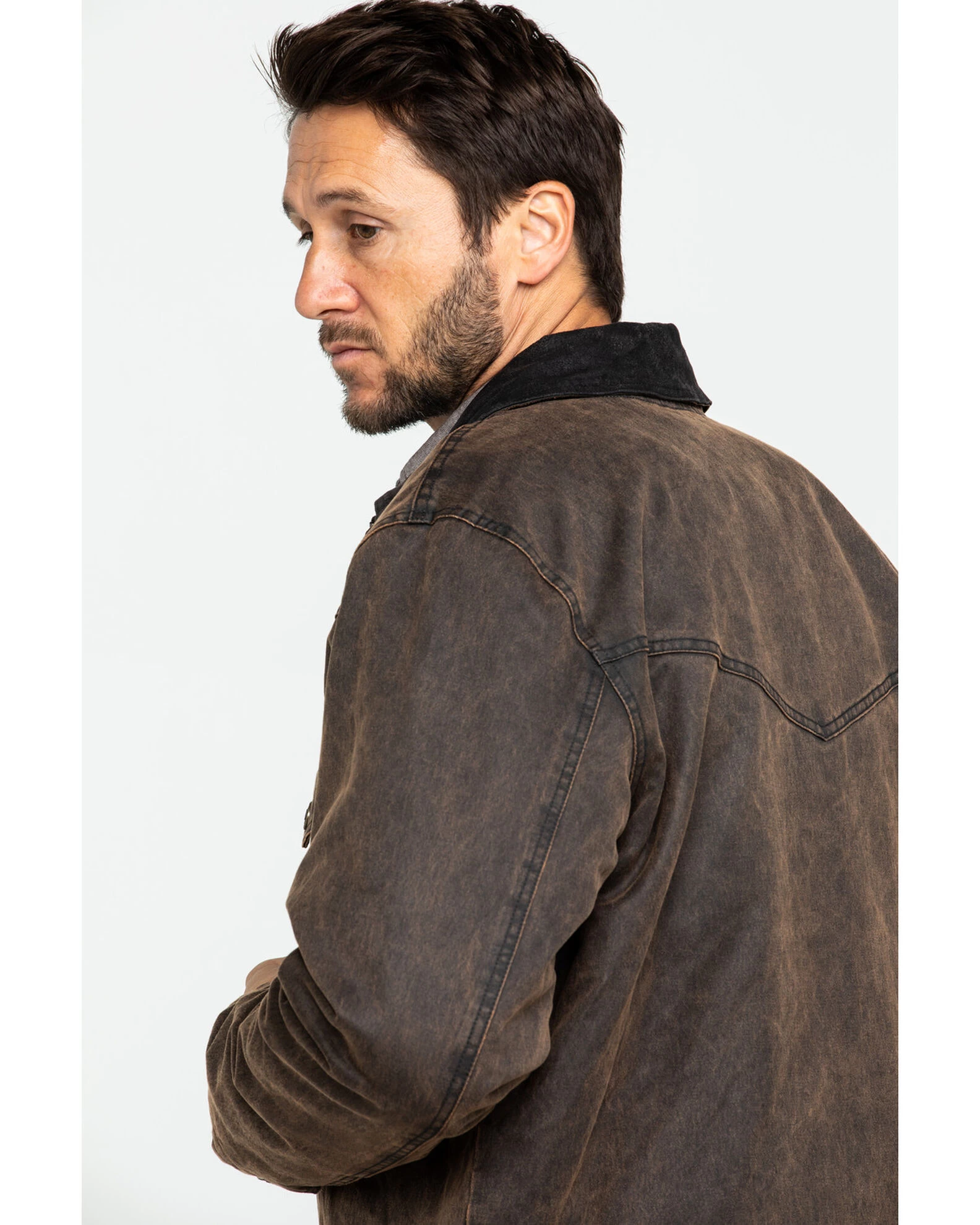 Cody James Men's Westward Oilskin Field Coat - Tall 2 Cody James Men's Westward Oilskin Field Coat - Tall - Image 2