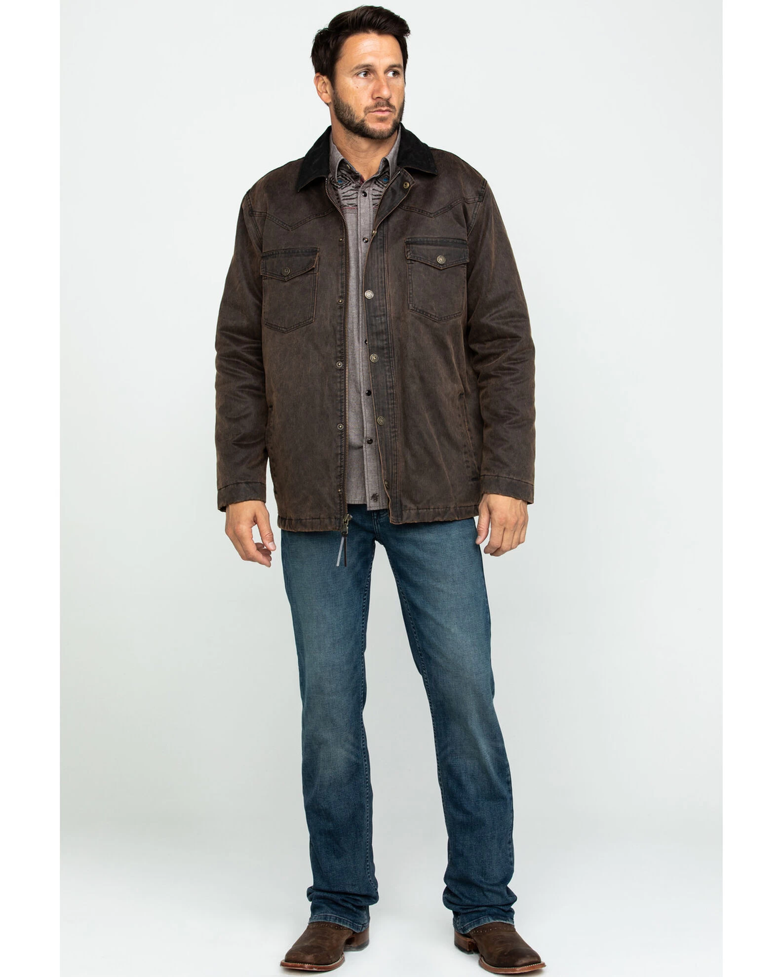 Cody James Men's Westward Oilskin Field Coat - Tall 4 Cody James Men's Westward Oilskin Field Coat - Tall - Image 4