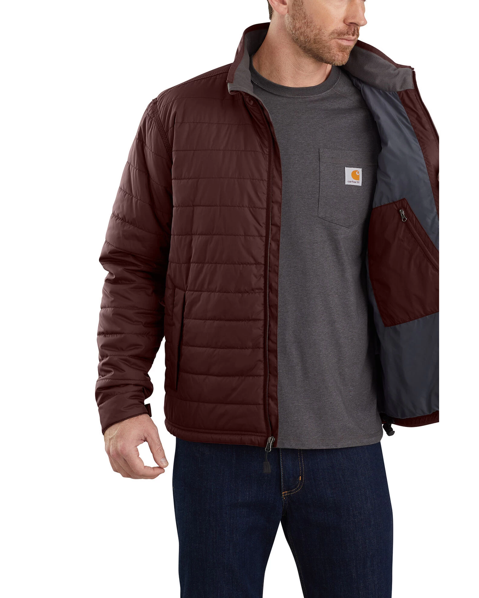 Carhartt Men's Brown Gilliam Work Jacket 2 Carhartt Men's Brown Gilliam Work Jacket - Image 2