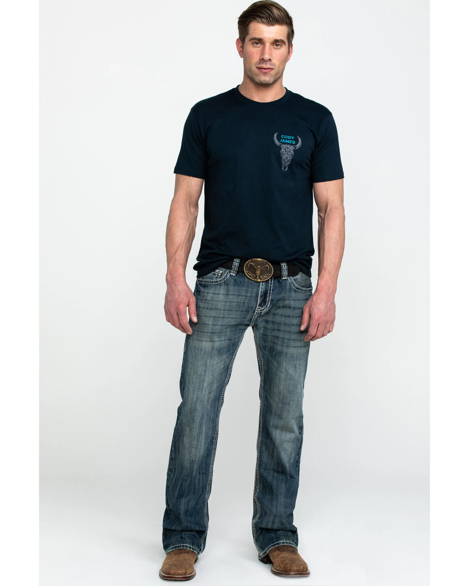 Rock & Roll Denim Men's Pistol Med Bootcut Jeans 4 Rock & Roll Denim Men's Pistol Med Bootcut Jeans - Image 4