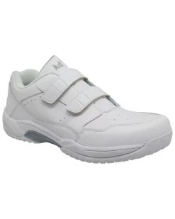 Ad Tec Men's Athletic White Adjustable Strap Uniform Work Shoes - Round Toe -Western Cowboy Shop 2000283895 100 P1