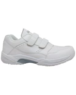 Ad Tec Men's Athletic White Adjustable Strap Uniform Work Shoes - Round Toe -Western Cowboy Shop 2000283895 100 P2