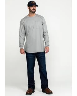 Hawx Men's FR Pocket Long Sleeve Work T-Shirt - Tall -Western Cowboy Shop 2000284566 040 P6