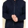 Hawx Men's FR Zip Up Fleece Hooded Work Hoodie