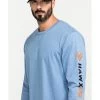 Hawx Men's FR Logo Long Sleeve Work T-Shirt - Big & Tall