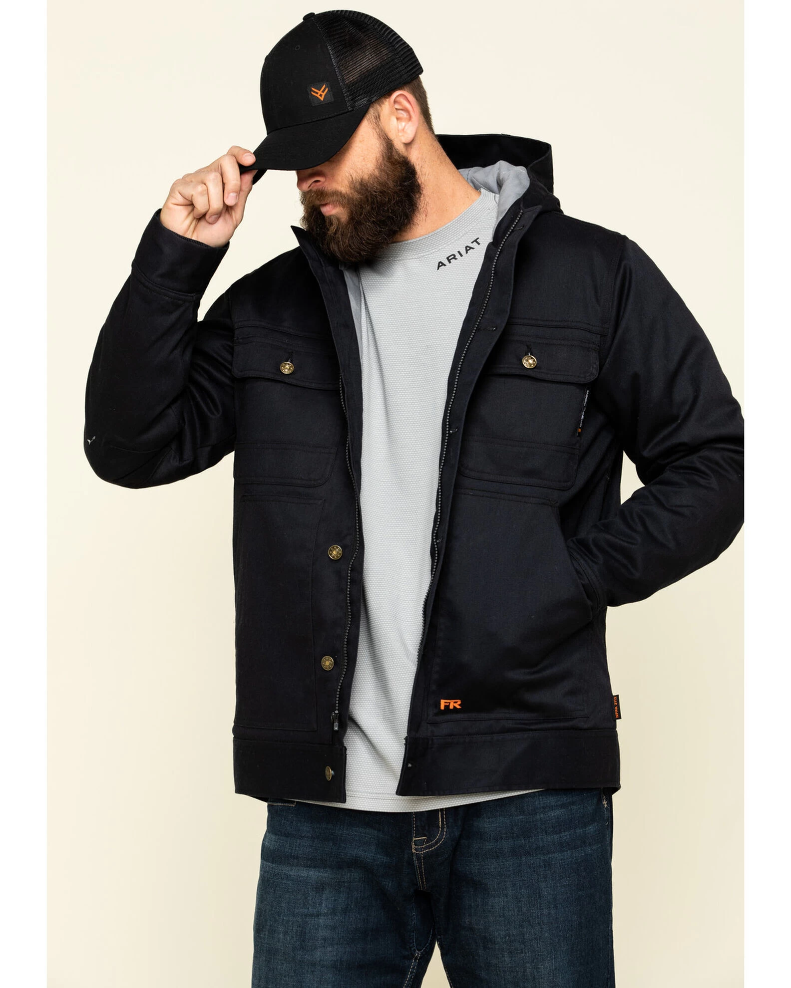 Cody James Men's FR Hooded Duck Work Jacket 6 Cody James Men's FR Hooded Duck Work Jacket - Image 6