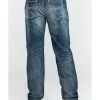 Rock & Roll Denim Men's Reflex Double Barrel Vintage Stretch Relaxed Straight Jeans