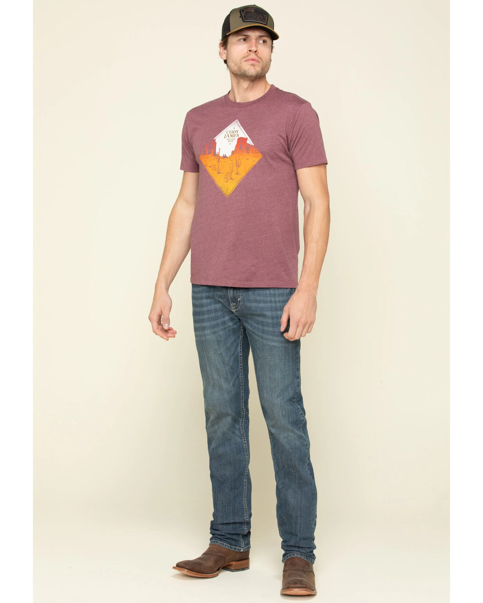 Cody James Men's Stone Cold Medium Wash Stretch Slim Straight Jeans 3 Cody James Men's Stone Cold Medium Wash Stretch Slim Straight Jeans - Image 3