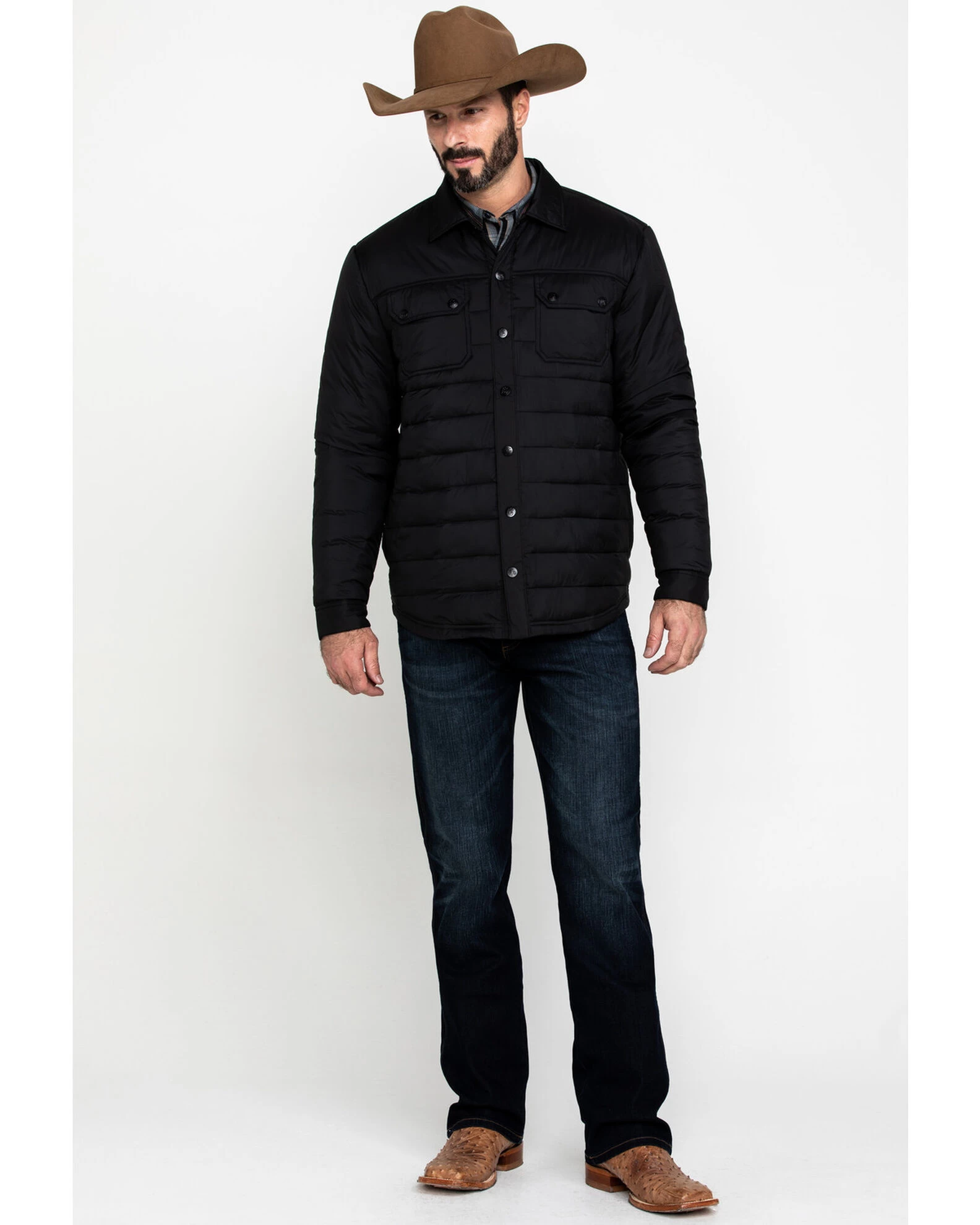 Moonshine Spirit Men's Diamond Quilted Lightweight Puffer Jacket 2 Moonshine Spirit Men's Diamond Quilted Lightweight Puffer Jacket - Image 2