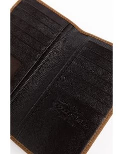 Cody James Men's Hair On Praying Cowboy Leather Checkbook Wallet -Western Cowboy Shop 2000292325 200 P4