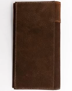 Cody James Men's Boot Stitch Long Horn Leather Checkbook Wallet -Western Cowboy Shop 2000292326 280 P2