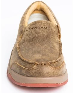 Cody James Men's Tan Oxford Slip-On Shoes - Moc Toe -Western Cowboy Shop 2000294753 280 P4