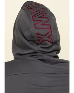 Hawx Men's Gray Tech Logo Hooded Work Sweatshirt - Tall -Western Cowboy Shop 2000297060 021 P5