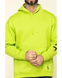 Ariat Men's Lime Heather Rebar Graphic Hooded Work Sweatshirt -Western Cowboy Shop 2000322153 300 P4