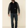 Carhartt Men's Washed Duck Sherpa Lined Mock Neck Work Vest
