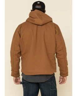 Carhartt Men's Washed Duck Sherpa Lined Hooded Work Jacket -Western Cowboy Shop 2000323489 200 P3